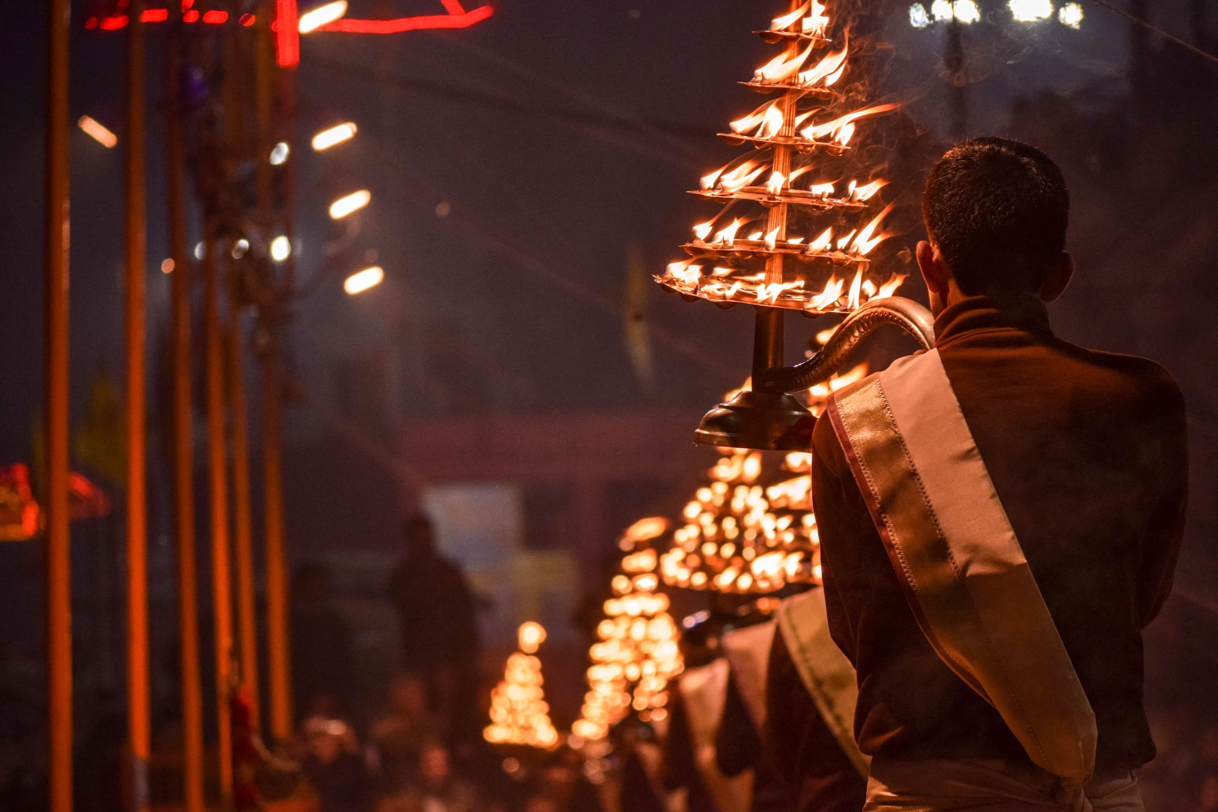 Ganga Aarti at Dashashwamedh Ghat Ganga Aarti at Dashashwamedh Ghat